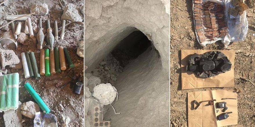 Evdeki Tünelde Roketatar Ve Mühimmat Ele Geçirildi