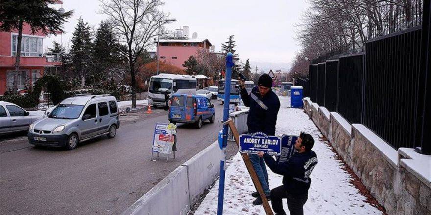 Karlov'un Adı, Büyükelçiliğin Bulunduğu Sokakta Yaşayacak