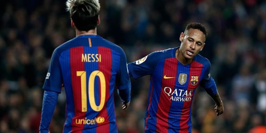 Neymar, Messi'yi Geçerek İlk Kez Zirvede Yer Aldı
