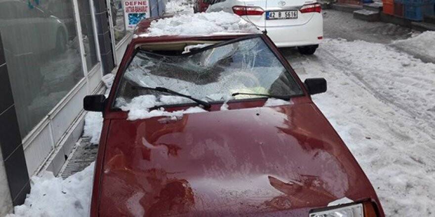 Kar otomobili bu hale getirdi