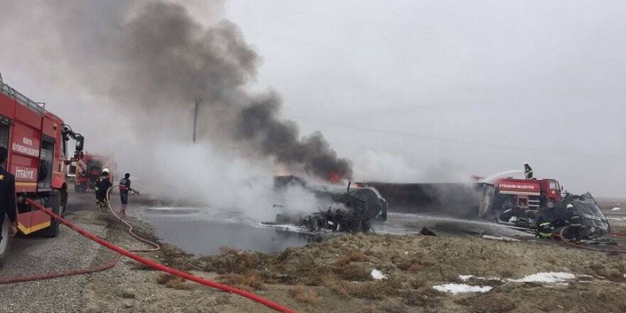 Konya'da feci kaza