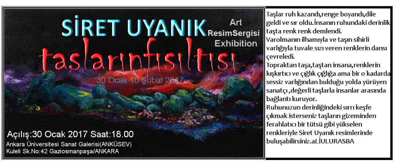 RESSAM SİRET UYANIK’TAN SERGİ