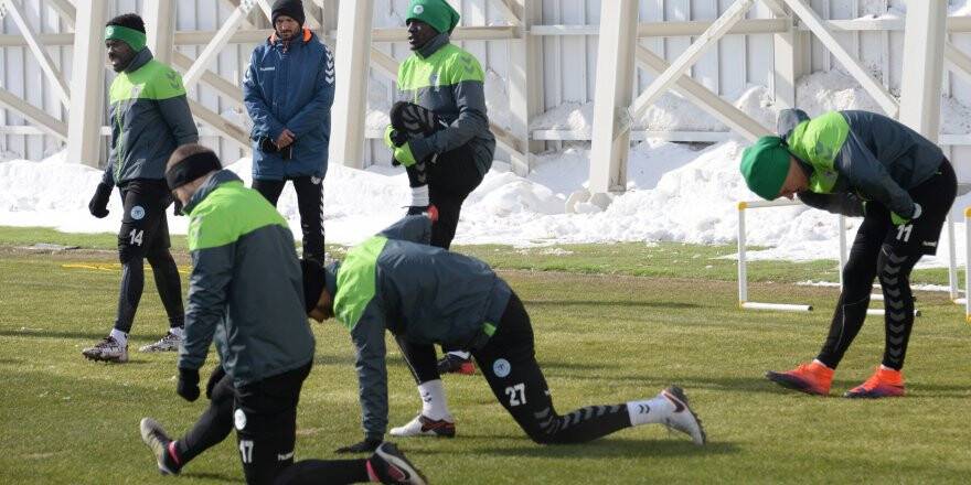 Konyaspor, Beşiktaş maçı hazırlıklarını tamamladı