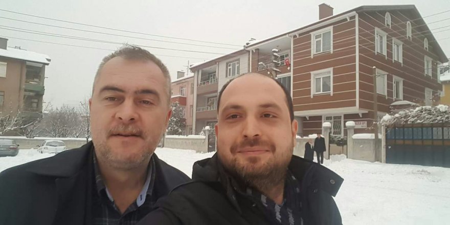 Ali Bayıker ve Oğuzhan Bilgi’den kış selfiesi