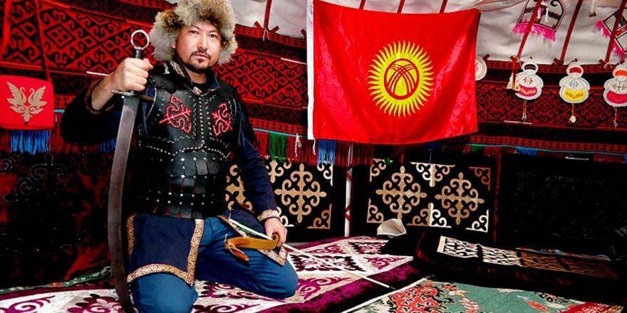 Kurdukları 'Otağ'da Kırgız Kültürünü Tanıtıyorlar
