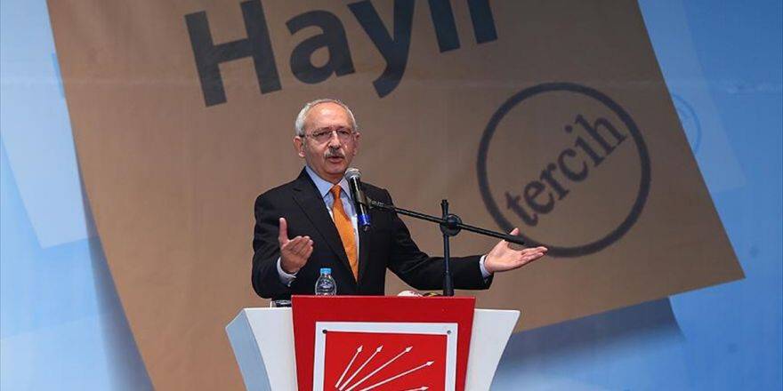Chp Genel Başkan Kılıçdaroğlu: Tek Kişi Hükümran Olamaz