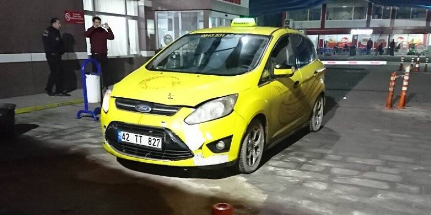 Konya'da taksi şoförü bıçaklandı