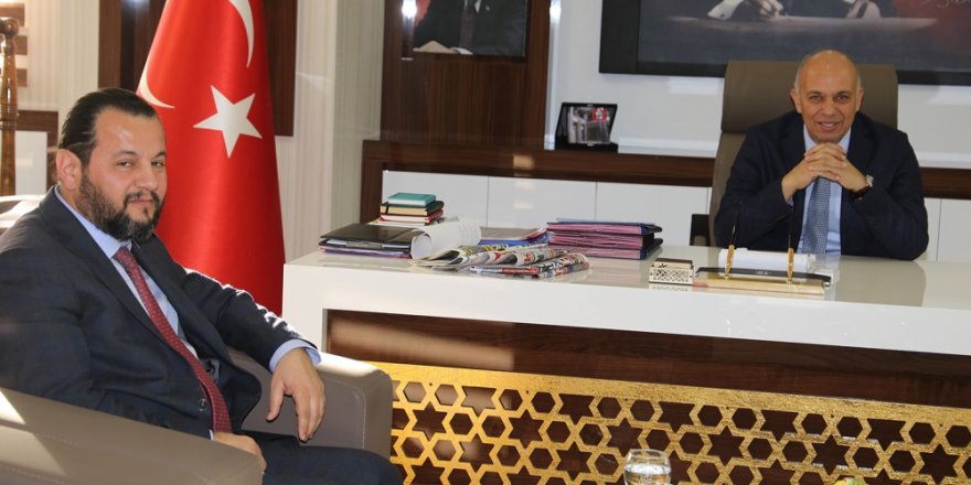KMÜ Rektörü Akgül'den Çalışkan'a ziyaret