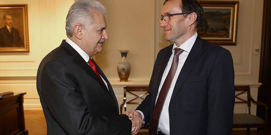 Başbakan Yıldırım, Kıbrıs Özel Temsilcisi Eide'yi Kabul Etti