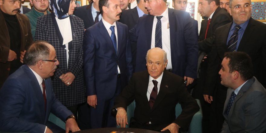 MMP Genel Başkanı Bahçeli, Konya'da