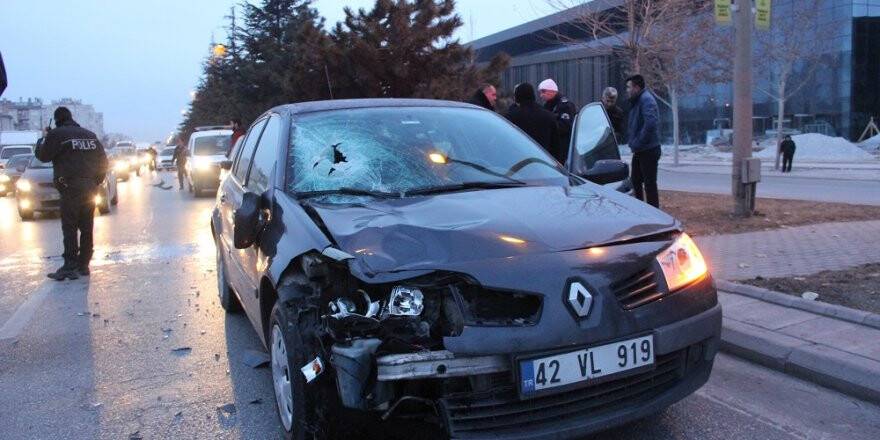 Konya'da otomobilin çarptığı yaya öldü