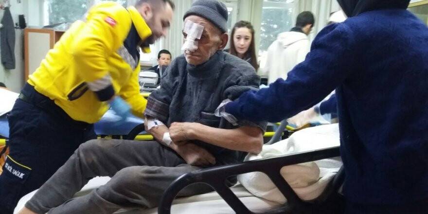 Donma tehlikesi geçiren yaşlı adam kurtarıldı