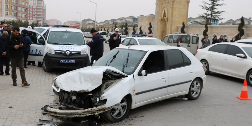 Konya'da öğrenci servisinde kaza
