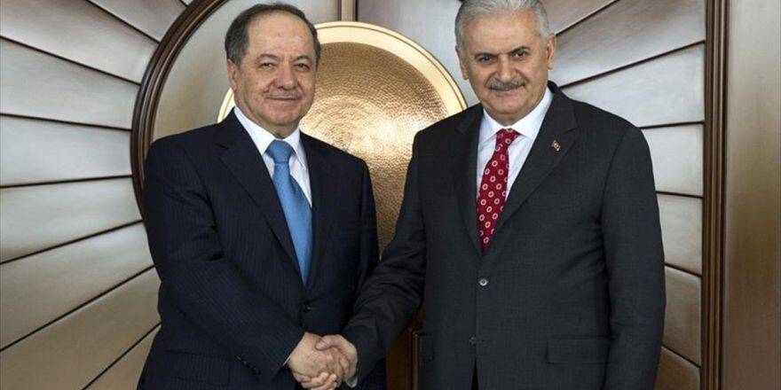 Yıldırım-barzani Görüşmesinde Terörle Mücadelede Kararlılık Vurgusu
