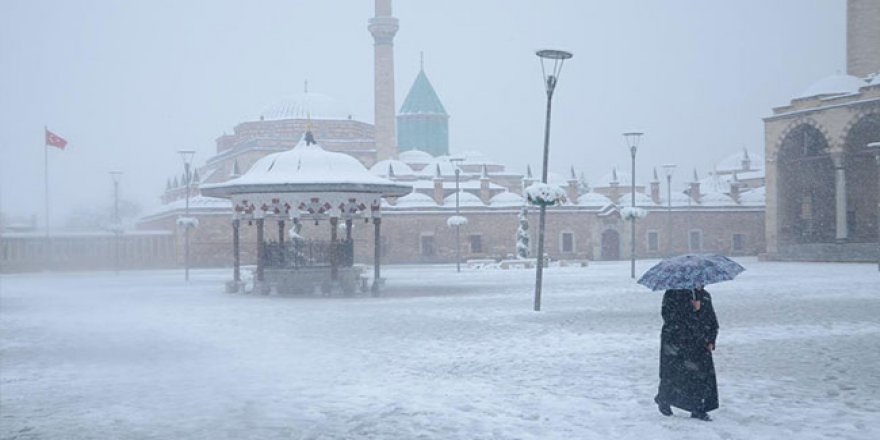 Konya'ya kar uyarısı!