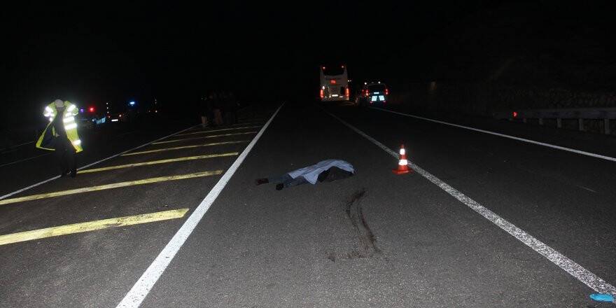 Konya'da Yolcu Otobüsünün Çarptığı Yaya Öldü