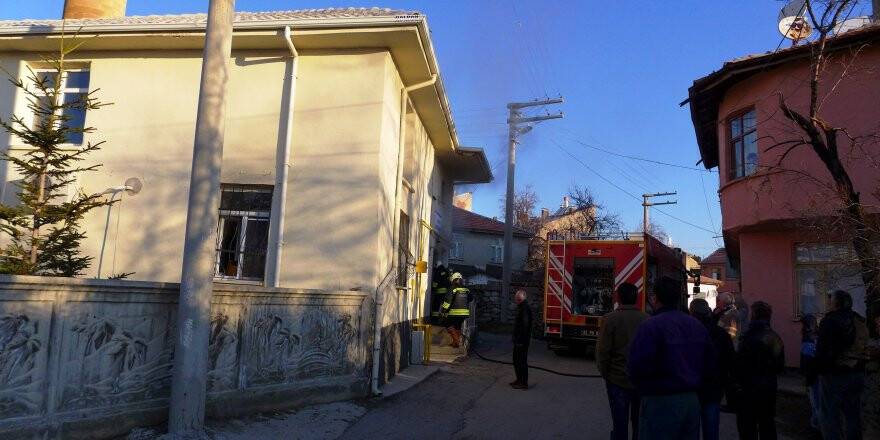 Seydişehir’de camide yangın