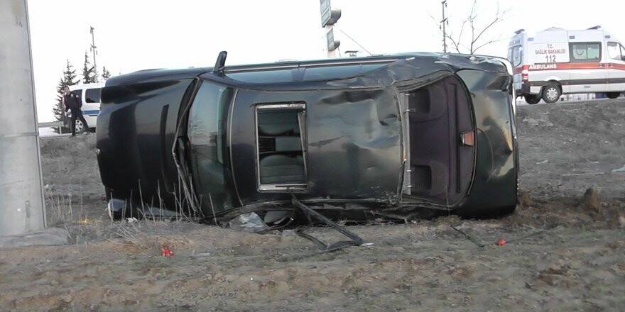 Konya’da trafik kazası:1 yaralı