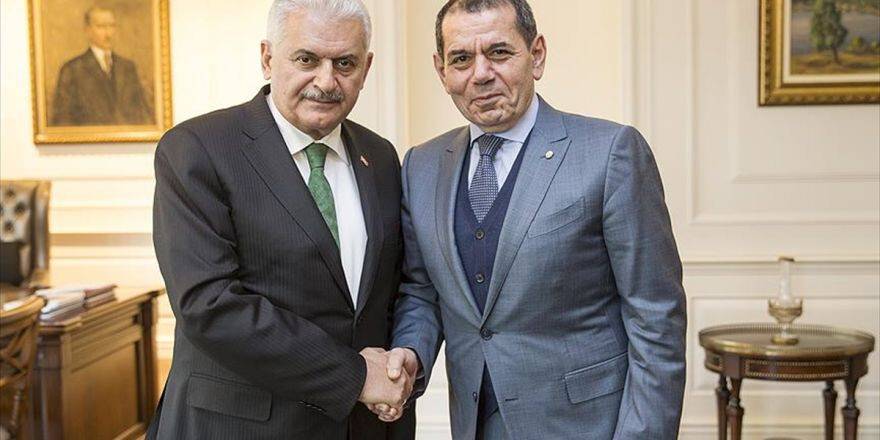 Başbakan Yıldırım Galatasaray Başkanı Özbek'i Kabul Etti