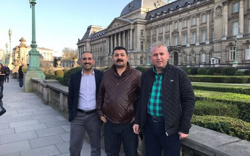 Mehmet Ayan,  Engin Ceran ve Nuh Bozkır Brüksel’de