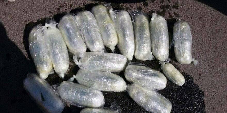 Konya'ya gelen otomobilden esrar çıktı