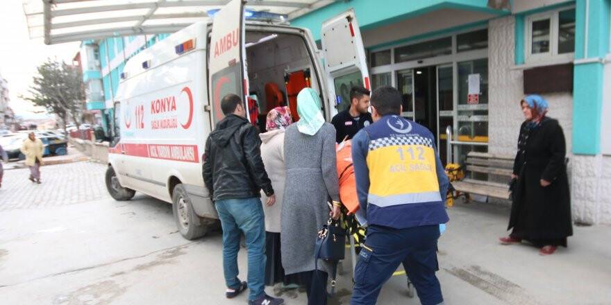 Beyşehir’de balkondan düşen kadın yaralandı