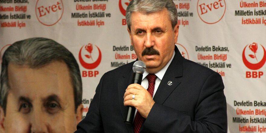 Bbp Genel Başkanı Destici: Türkiye, 35 Senedir Darbe Anayasasıyla Yönetiliyor