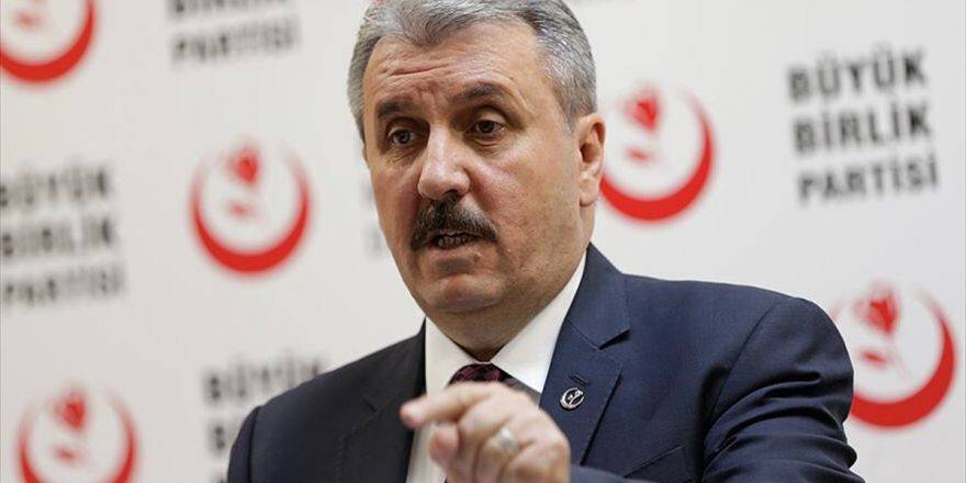 Bbp Genel Başkanı Destici: Bu Zafer 3 Partinin Zaferidir