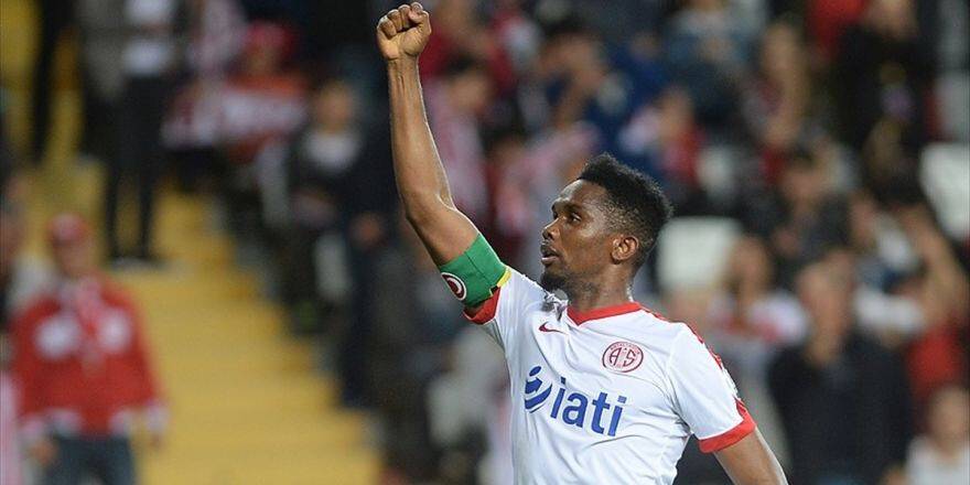 Eto'o'nun Antalyaspor'un Tarihine Geçmesine 4 Gol Kaldı