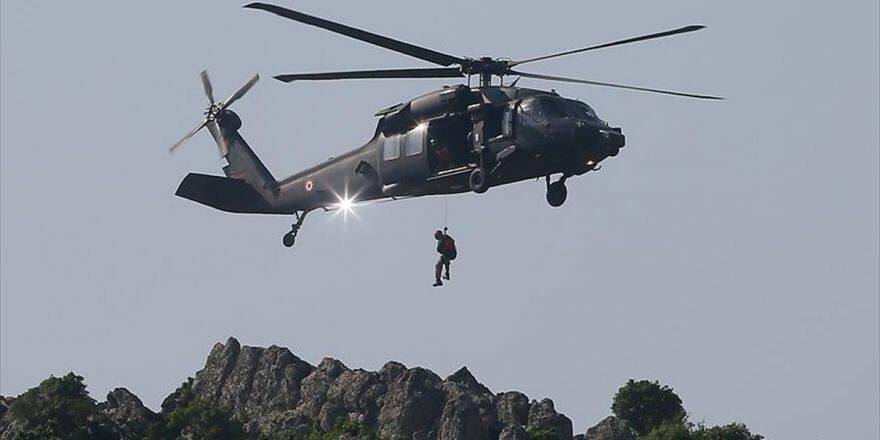 Anadolu Yıldızı-2017 Tatbikatında 'Kaybolan 6 Dağcı' Kurtarıldı