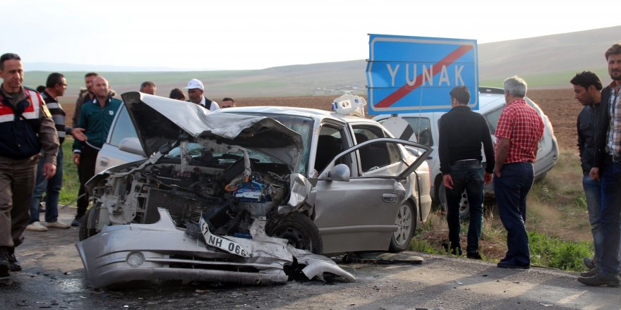 Konya'da trafik kazası: 10 yaralı