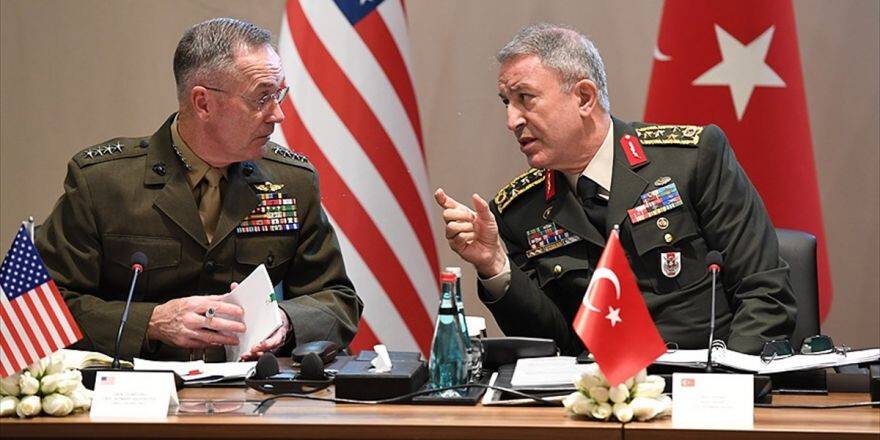 Genelkurmay Başkanı Akar Abd'li Mevkidaşı İle Görüştü