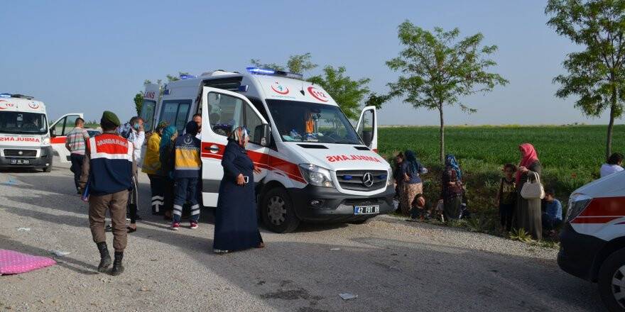 Konya'daki kaza: Yaralı sayısı 38 (Güncelleme)