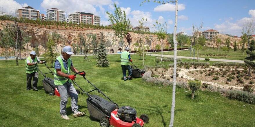Selçuklu’da yeşil alanlar yaza hazırlanıyor