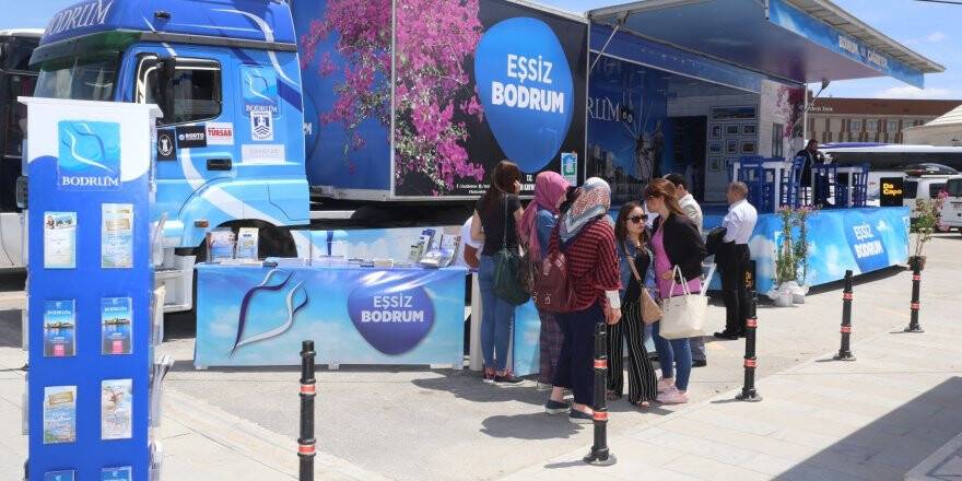 Eşsiz Bodrum Tanıtım Tırı Konya'da