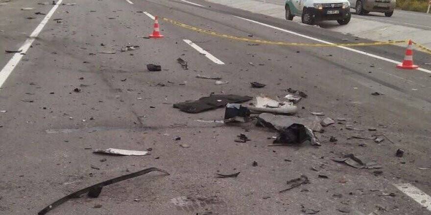 Konya'da tır ile otomobil çarpıştı: 1 ölü
