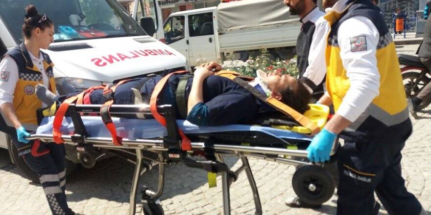 Akşehir'de trafik kazası: 1 yaralı