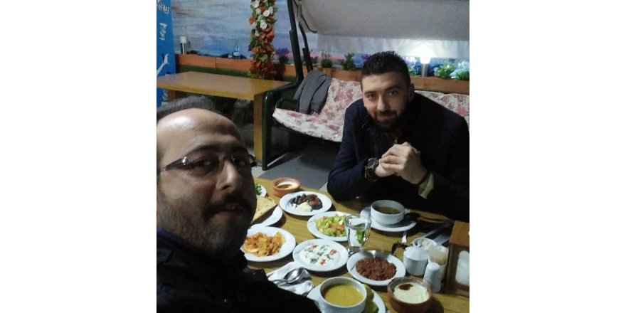Harun Yılmaz ve Ali Yanmaz iftar sofrasında