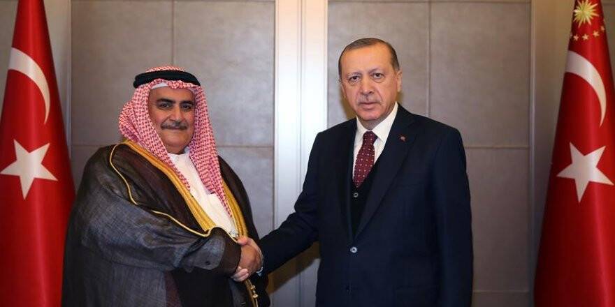 Erdoğan Bahreyn Dışişleri Bakanı ile görüştü