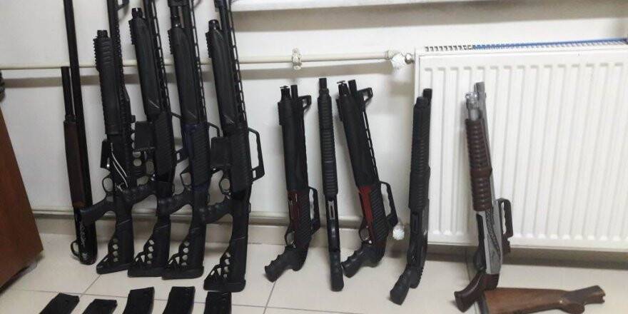 Akşehir’deki ruhsatsız ve faturasız tüfek ele geçirildi