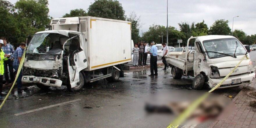 Selçuklu’da Feci kaza: 1 ölü