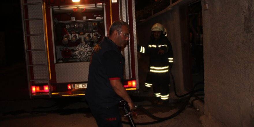 Konya’da müstakil evde yangın