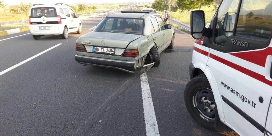 Kulu’da trafik kazası: 1 yaralı