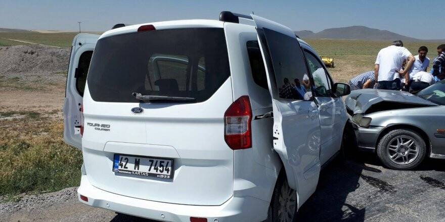 Kulu’da trafik kazası: 1 yaralı