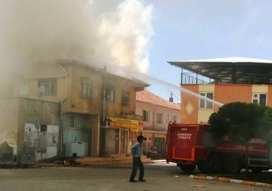 Seydişehir'de Ekmek Fırınında Yangın