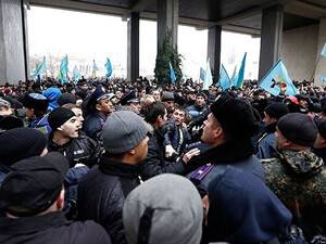 Kırım'daki Olaylarda 26 Yaralı