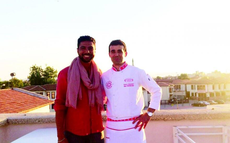 Hindistan Kültür Bakanlığı ekibi Somatçı Fihi Ma Fih Restoran'da