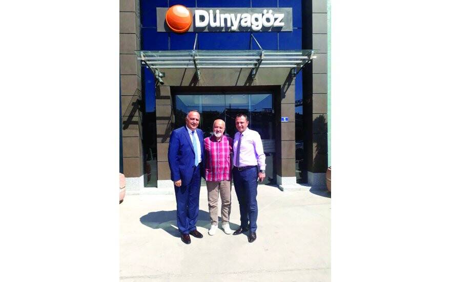 Dünyagöz Hastanesi'nde samimi sohbet