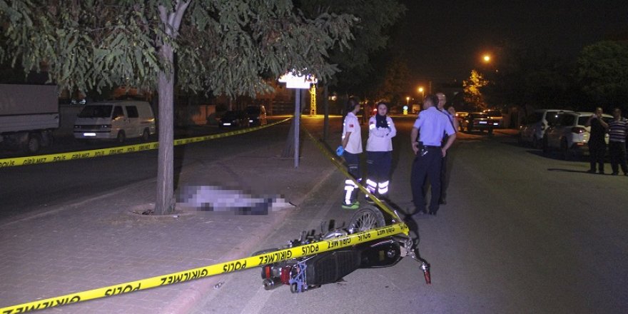 Konya'da motosiklet kazası