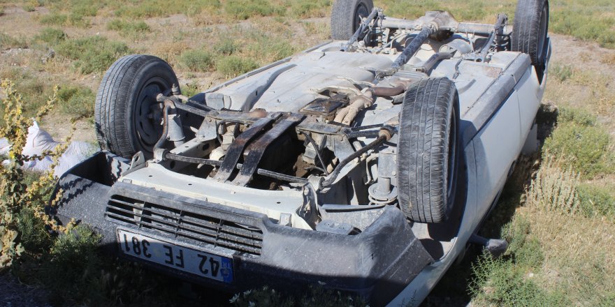 Karapınar'da Trafik Kazası: 1 Yaralı